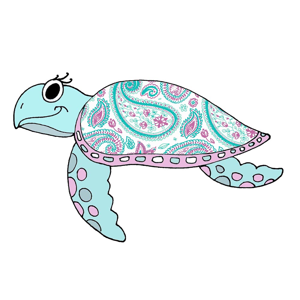 Sea Turtle - Paisley Decal/Sticker