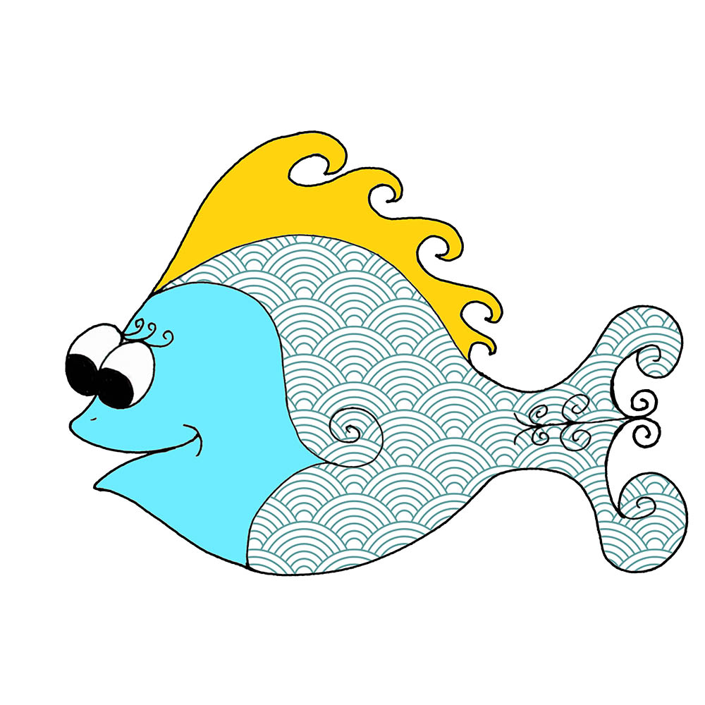 Big Eye Fish Decal/Sticker - Click Image to Close