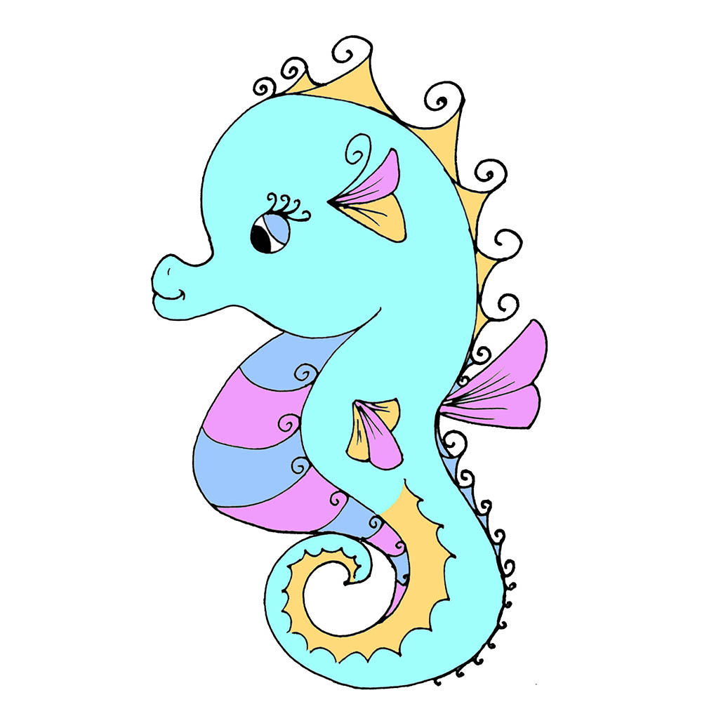 Seahorse Decal/Sticker - Click Image to Close