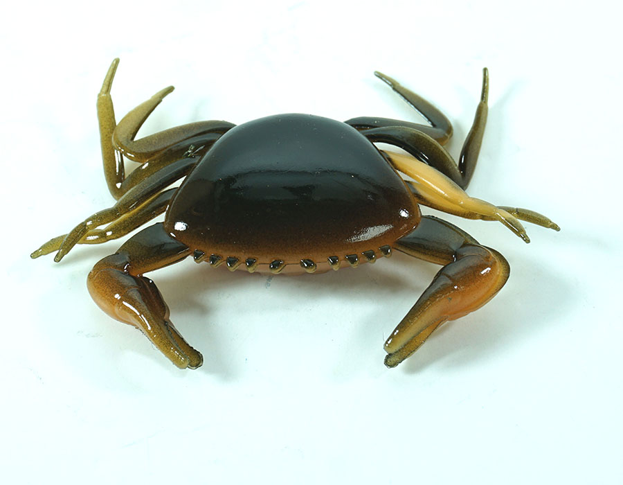 4" Crab - Brown and Orange 5 pack - Click Image to Close