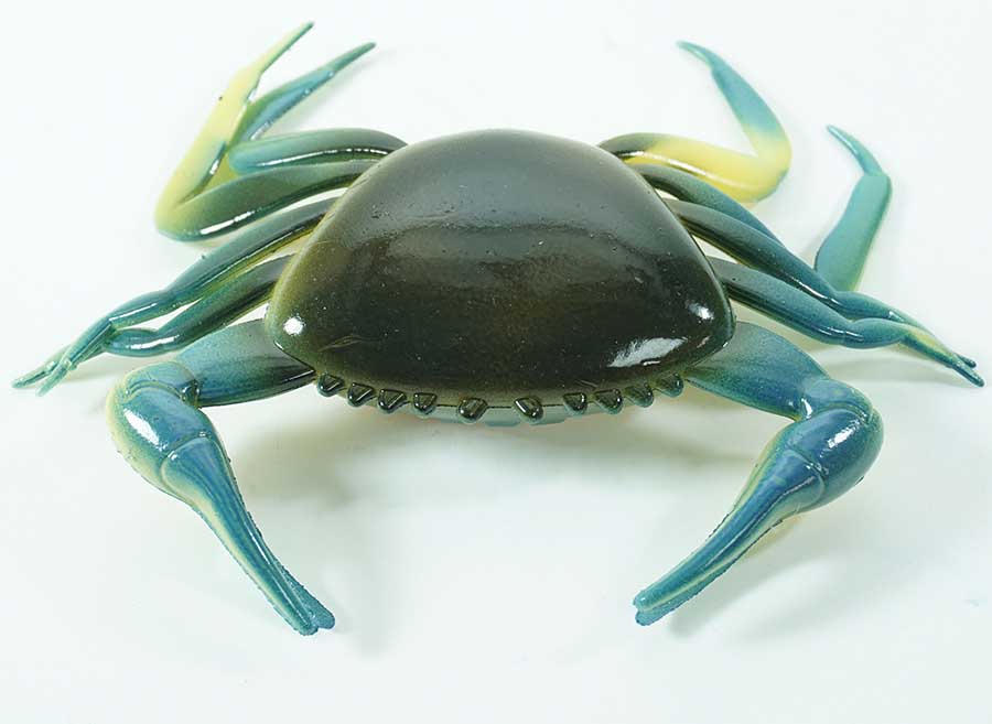 4" Crab - Blue and Green 5 pack - Click Image to Close