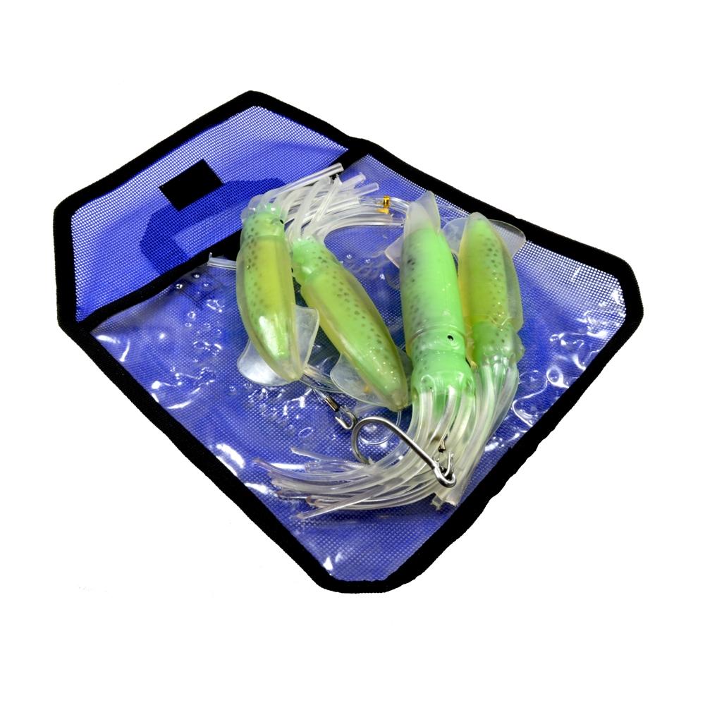 Almost Alive Lures Squid Daisy Chain with Stinger Hook - Click Image to Close
