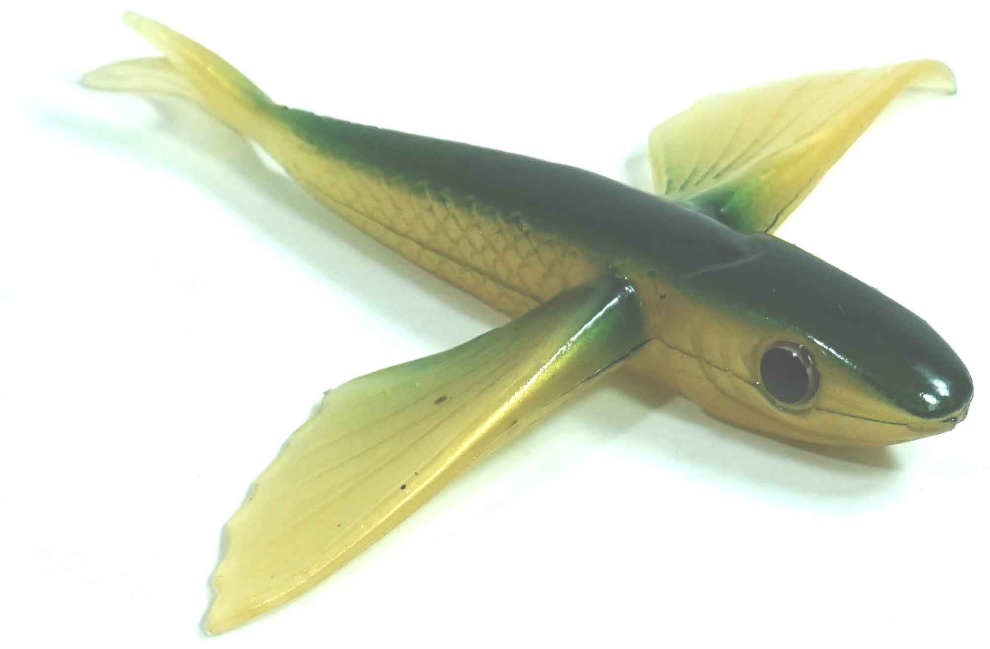 Flying Fish Green/Yellow 4" - Almost Alive Lures