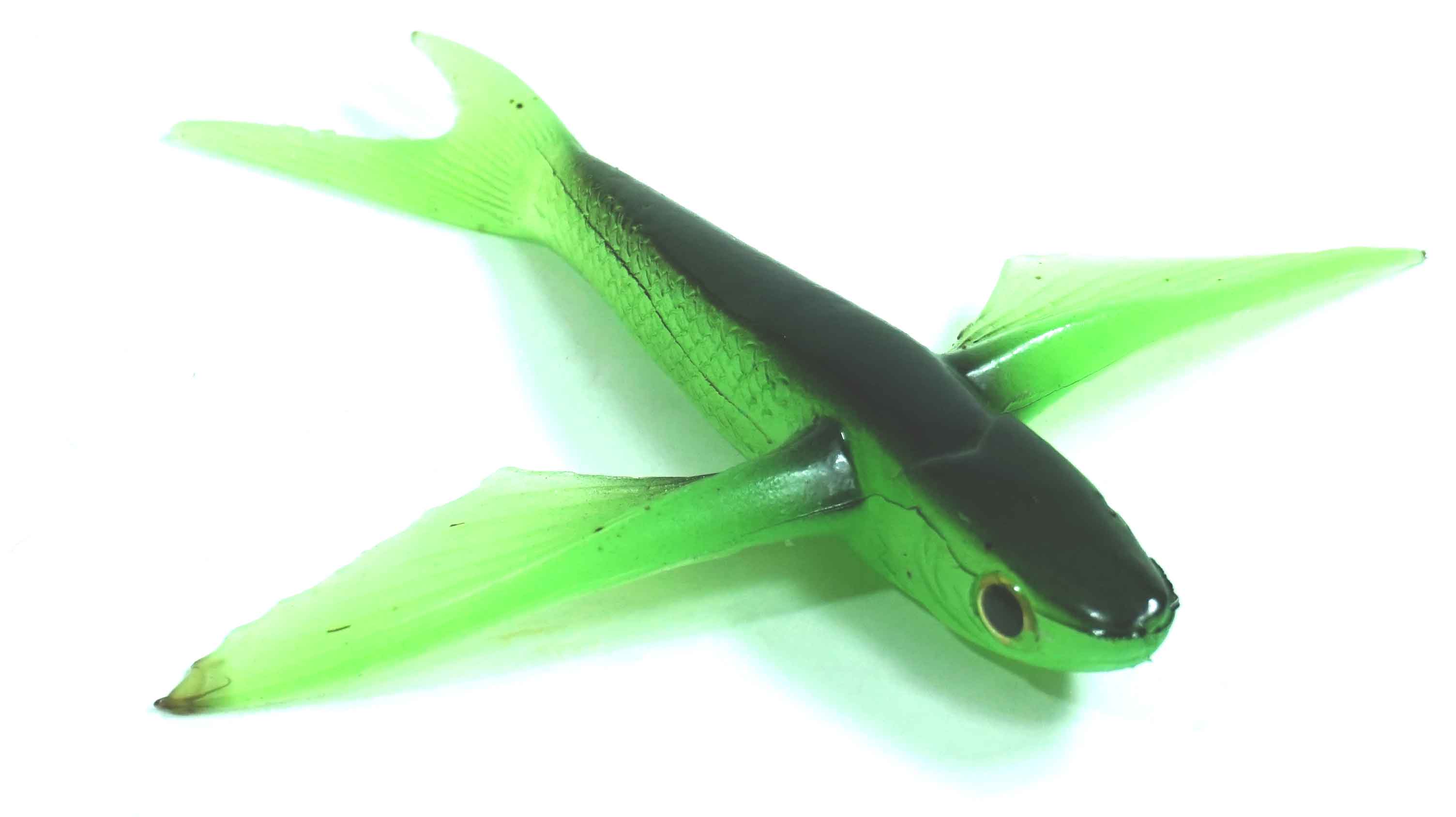 Flying Fish Black/Green 6" - Almost Alive Lures