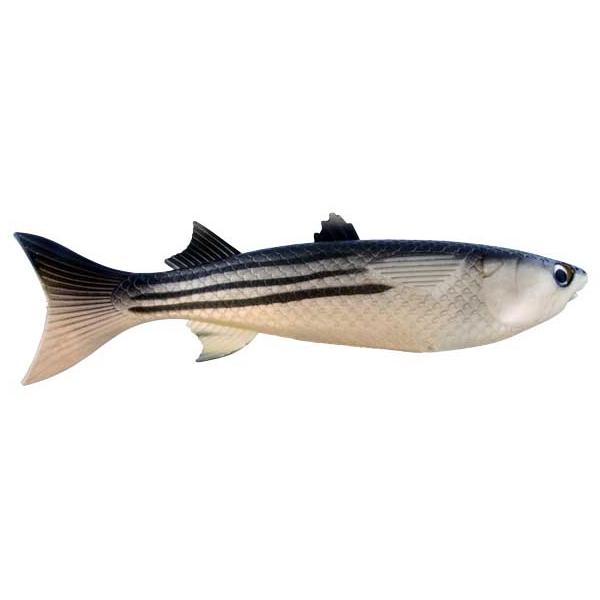 Artificial Striped Mullet 12 Inch - Almost Alive Lures - Click Image to Close