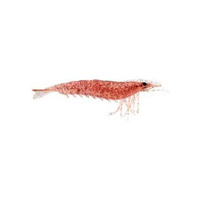 Almost Alive 15 Pack 2" Soft Shrimp Prawn Lures Red Unrigged