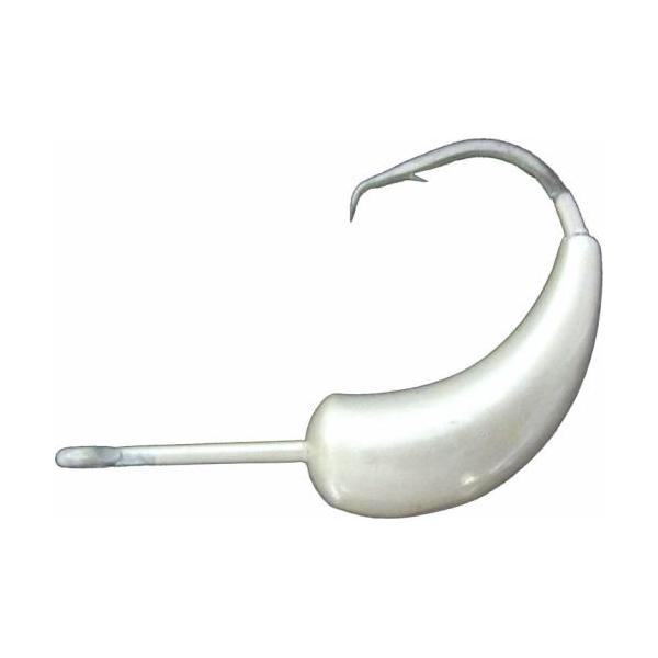 Reverse Weighted Swimbait Hook 1.8oz 10/0 - Click Image to Close