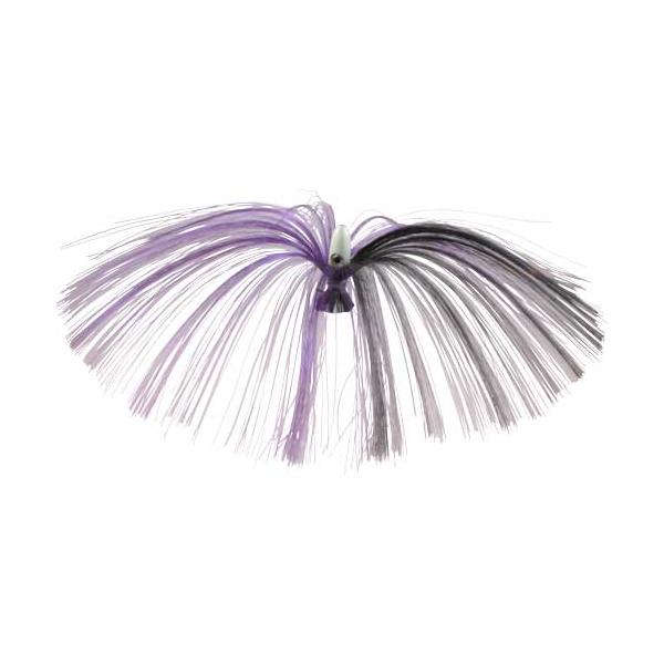 Witch Lure, Glow Bullet Head, 23g, With 7 Inch Purple, Black Hai - Click Image to Close