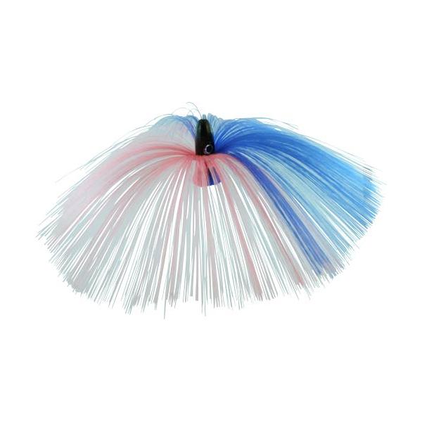 Witch Lure, Black Bullet Head, 60g, With 7 Inch Blue, Pink Hair