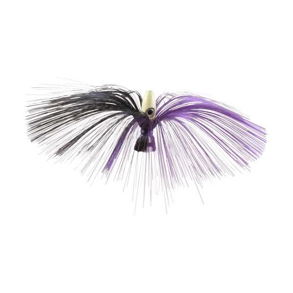 Witch Lure, Glow Bullet Head, 95g, With 7 Inch Purple, Black Hai
