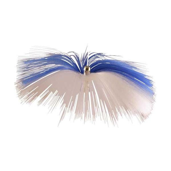 Witch Lure, Chrome Jet Head, 62g, With 6-1⁄2 Inch Blue, Wh