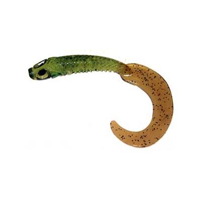 Soft Bait Curly Tail Green 3 Inch 10 Pack - Click Image to Close
