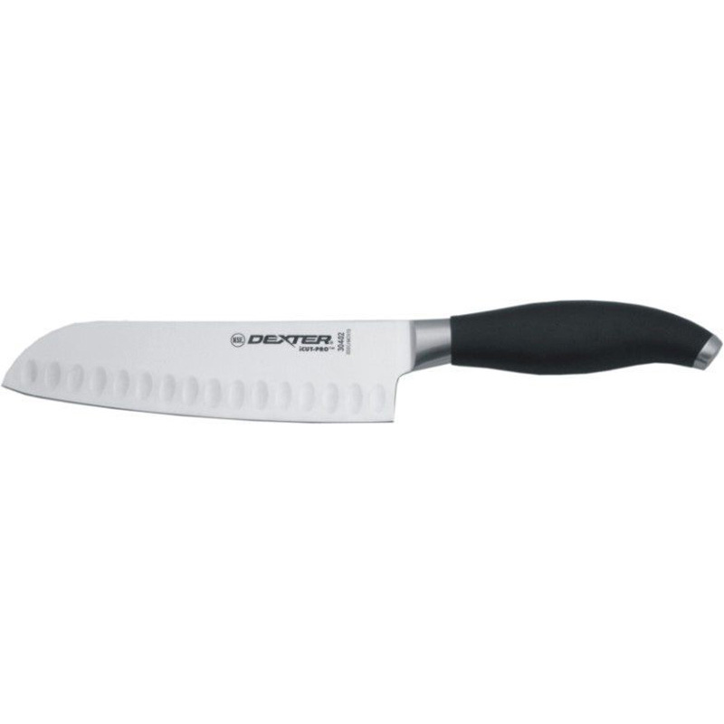 7" Forged, Duo-Edge Santoku Chef's Knife - Click Image to Close