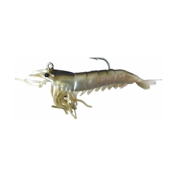 Artificial Shrimp Rigged 3-1/4" Eel Color 3 Pack - Click Image to Close