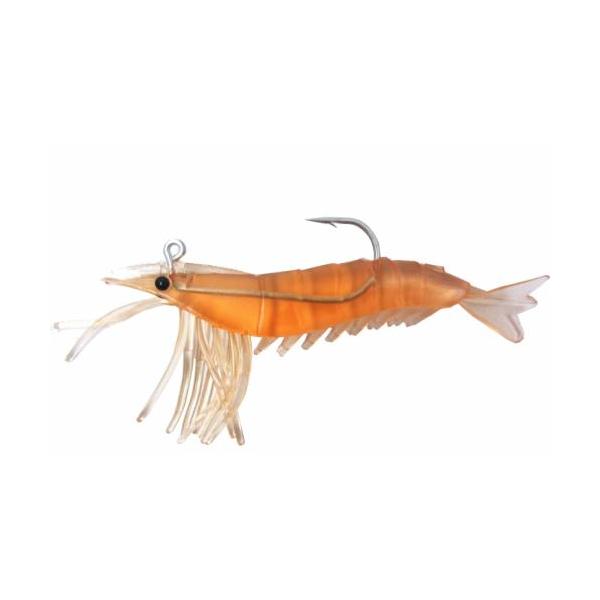 Artificial Shrimp Hook Only 3-1/4" Rootbeer 6 Pack - Click Image to Close