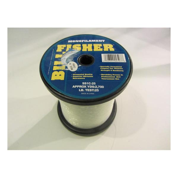 Fishing Line Billfisher Monofilament 25lb Test 2700yds Clear