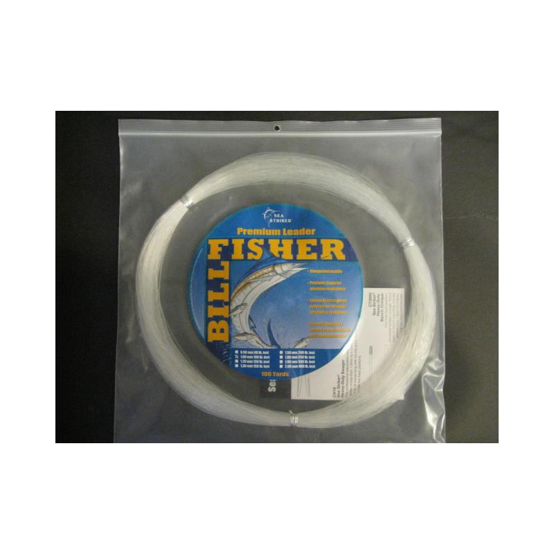 Billfisher 100lb 100yds Clear 1.00mm Lc100-100 Mono Leader