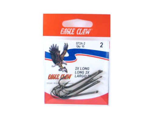 Eagle Claw 072A-2 Classic Hooks 10Pk Sz2 Brnz