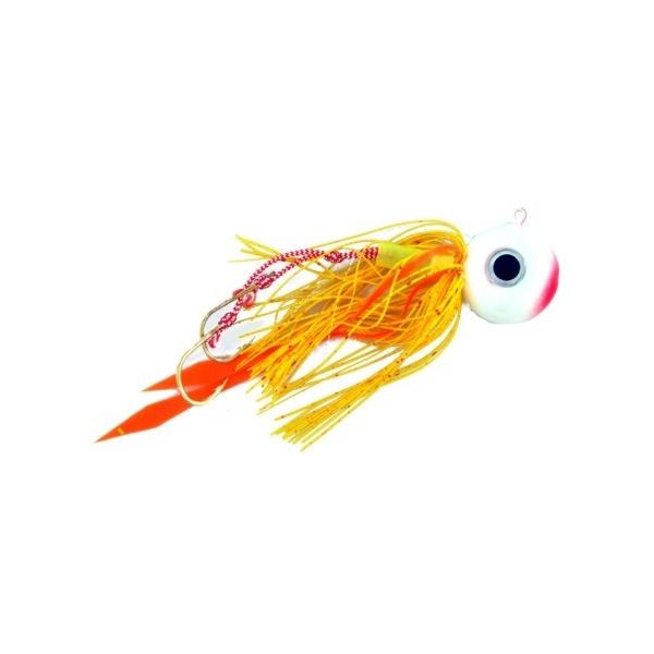 Vertical Jig with Assist Hook Red/White 2.8 ounce - Almost Alive