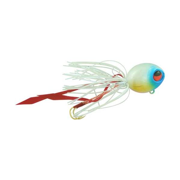 Vertical Jig with Assist Hook Blue/Yellow/White 2.7 ounce - Almo