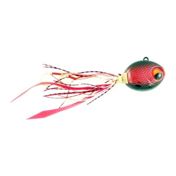 Vertical Jig with Assist Hook Red/Black 4 ounce - Almost Alive L
