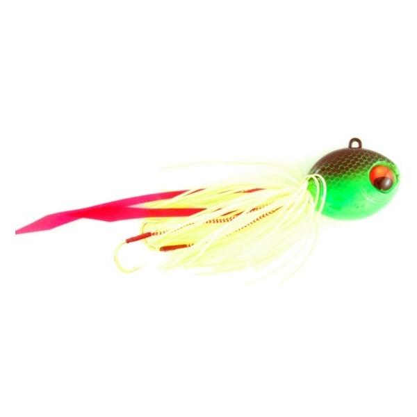 Vertical Jig with Assist Hook Green/Black 2.7 ounce - Almost Ali