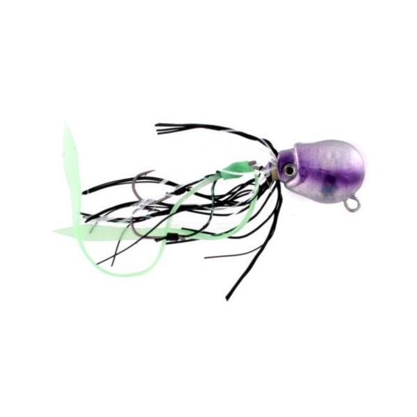 Vertical Jig Octopus Purple/Silver 2.8 ounce - Almost Alive Lure