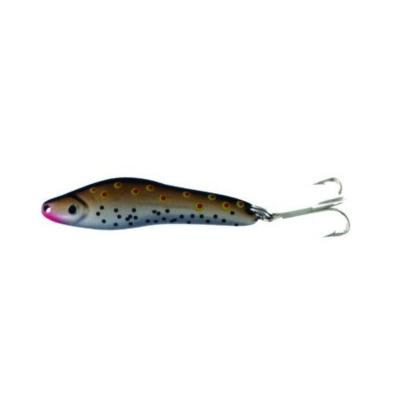 Vertical Jig Atlas Brown/Yellow/White 1.25 ounce - Almost Alive - Click Image to Close