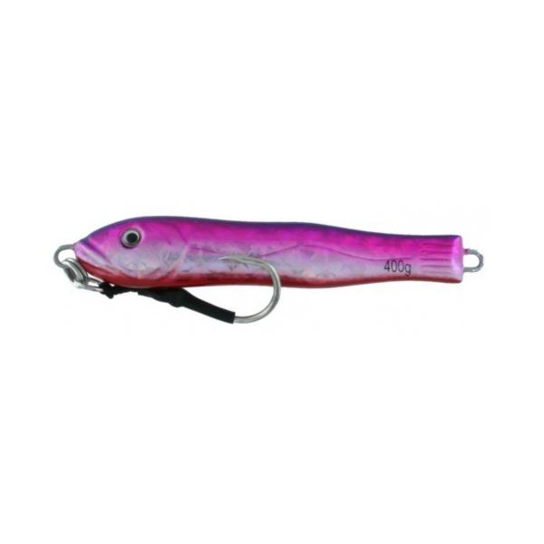 Vertical Jig Kuma Purple/Flash 14 ounce - Almost Alive Lures - Click Image to Close