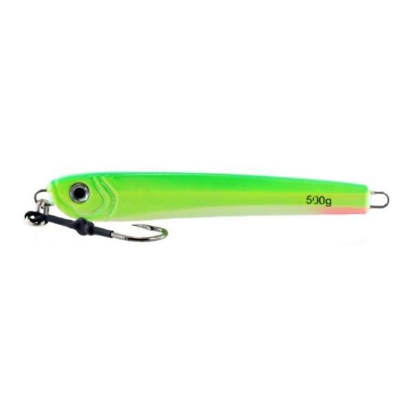 Vertical Jig Nembus Chartreuse 17.5 ounce - Almost Alive Lures