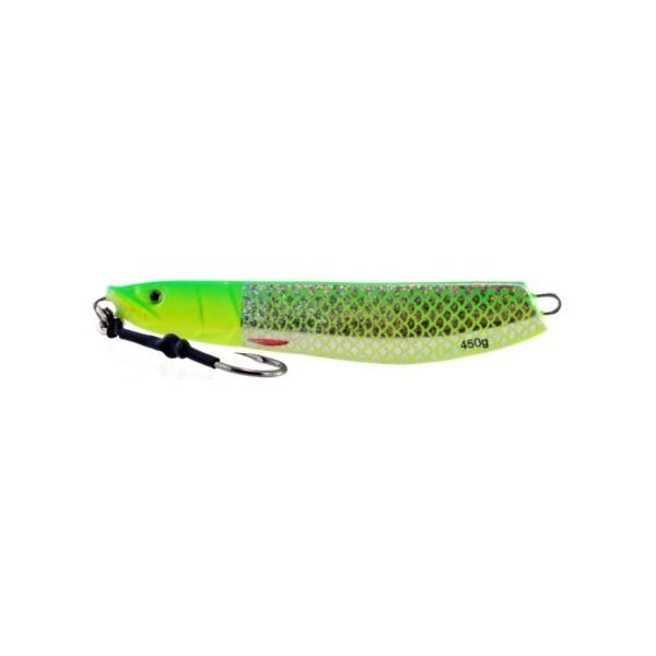 Vertical Jig Sarin Chartreuse/Flash 15.75 ounce - Almost Alive L