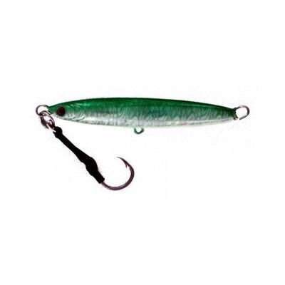 Vertical Jig Arm Green/Flash 3.5 ounce - Almost Alive Lures