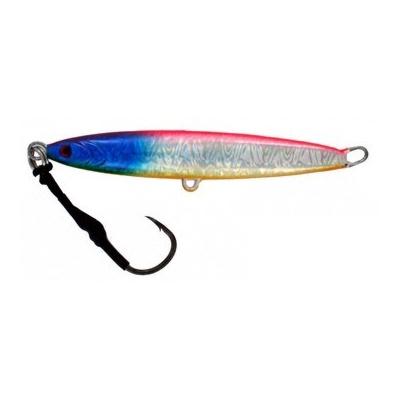 Vertical Jig Arm Pink/Blue/Flash 5.3 ounce - Almost Alive Lures