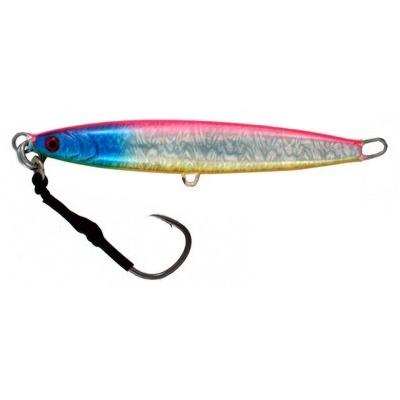 Vertical Jig Arm Pink/Blue/Flash ounce - Almost Alive Lures