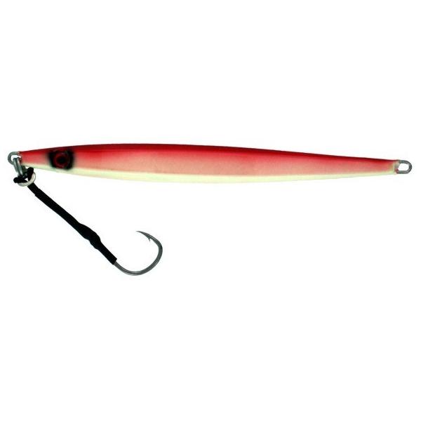 Vertical Jig Rigel Burgandy/Glow 12.4 ounce - Almost Alive Lures - Click Image to Close