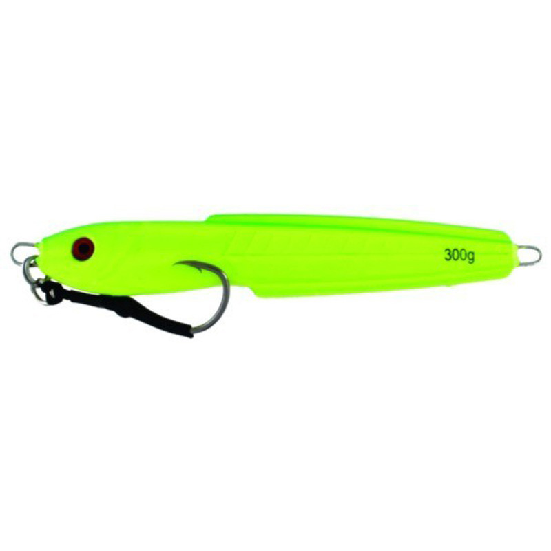 Vertical Jig Rukbat Chartreuse 10.5 ounce - Almost Alive Lures