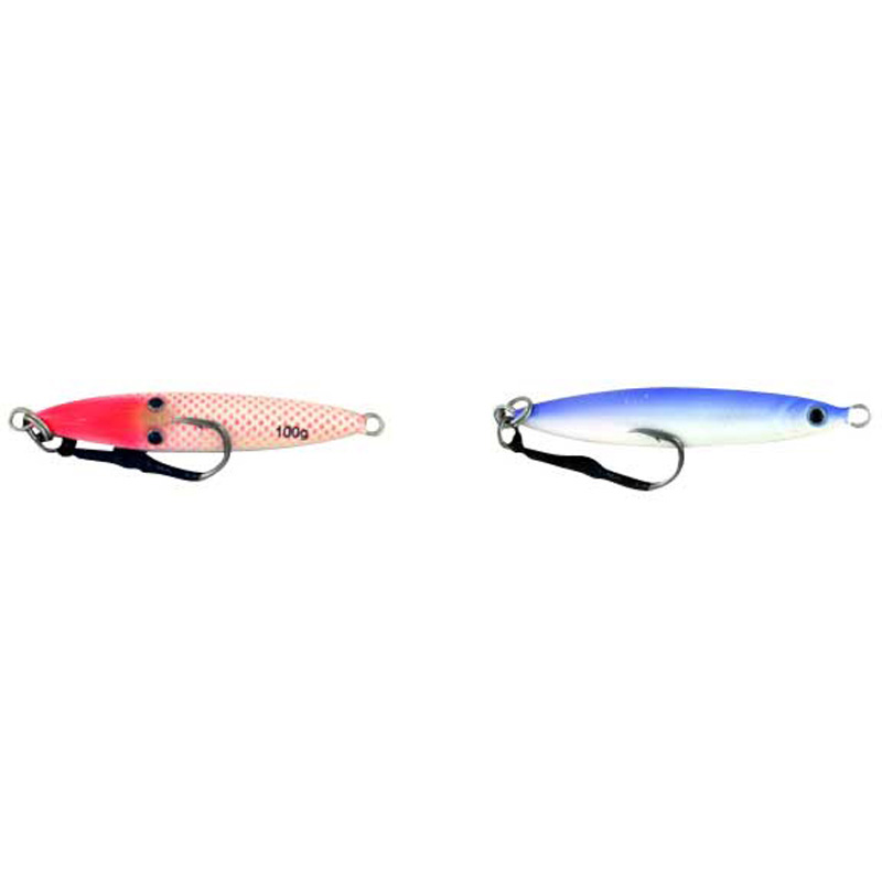 Vertical Jig Sinistra Red/Blue 3.5 ounce - Almost Alive Lures