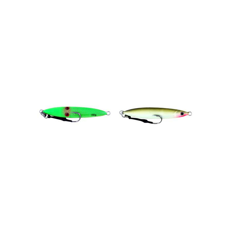 Vertical Jig Sinistra Bright Green/Olive 5.25 ounce - Almost Ali