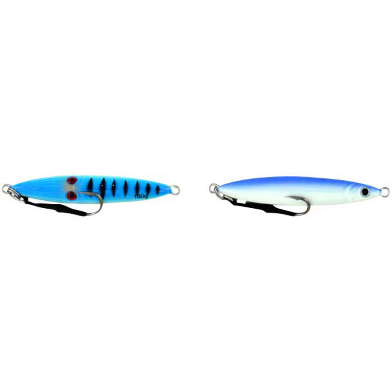 Vertical Jig Sinistra Blue/White 5.25 ounce - Almost Alive Lures