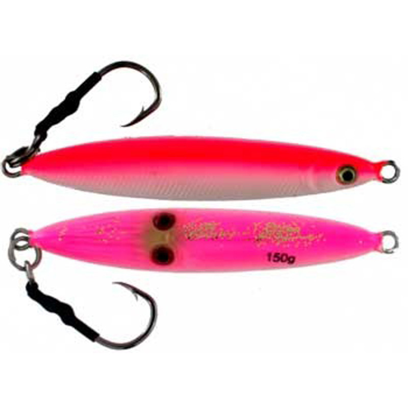 Vertical Jig Sinistra Hot Pink 5.25 ounce - Almost Alive Lures