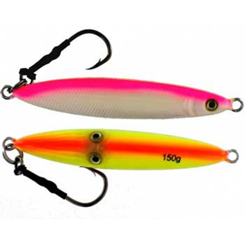Vertical Jig Sinistra Orange/Yellow/Pink 5.25 ounce - Almost Ali