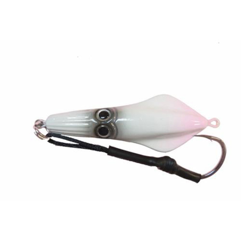 "sammie" Jig Holographic One Side, Pink Tip Other Side 135g - Click Image to Close