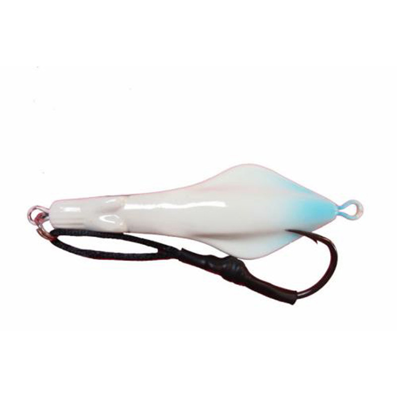 "sammie" Jig Style 3 Holographic One Side/painted With Blue Tip - Click Image to Close