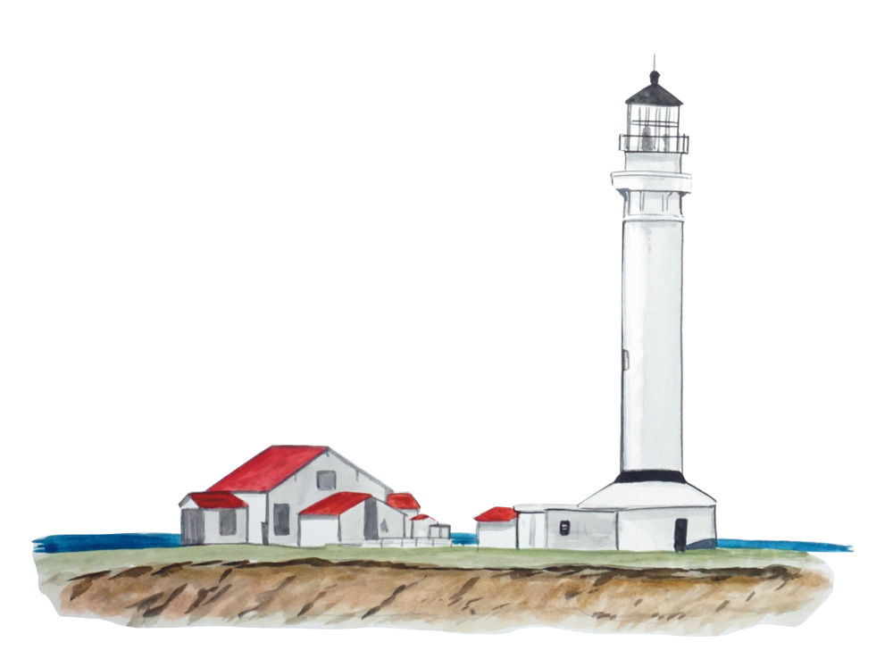 Point Arenal Lighthouse Decal/Sticker