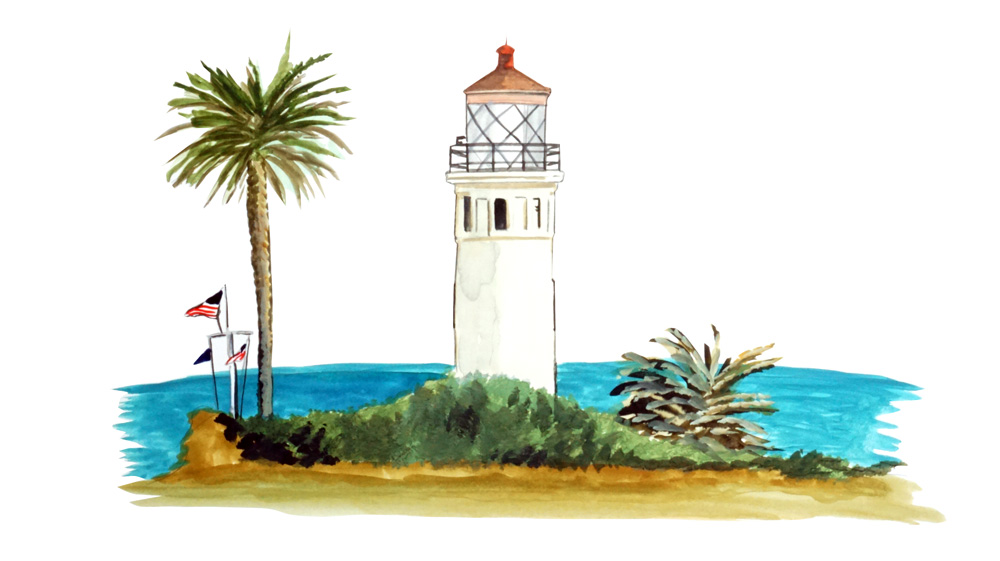 Point Vicente Lighthouse Decal/Sticker