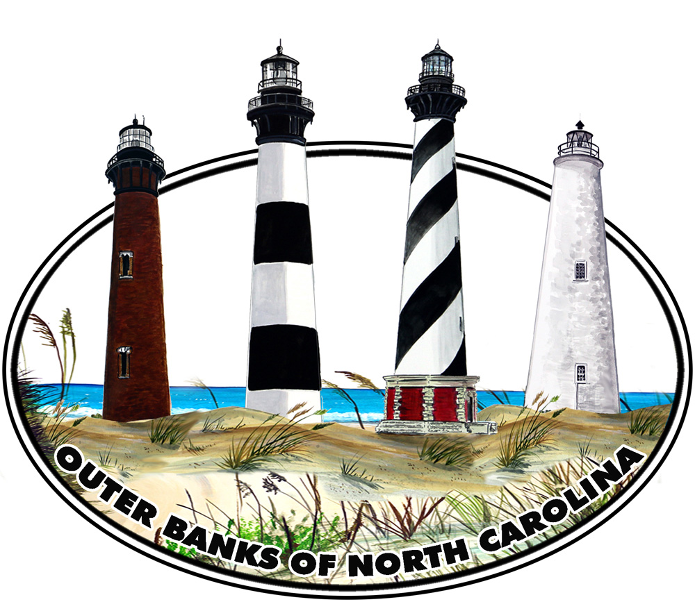 Outer Banks of NC 2 Decal/Sticker