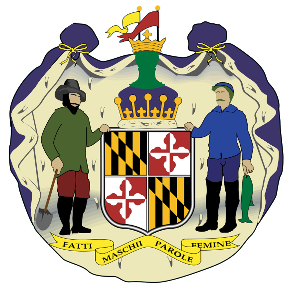 Maryland Coat Of Arms Decal/Sticker