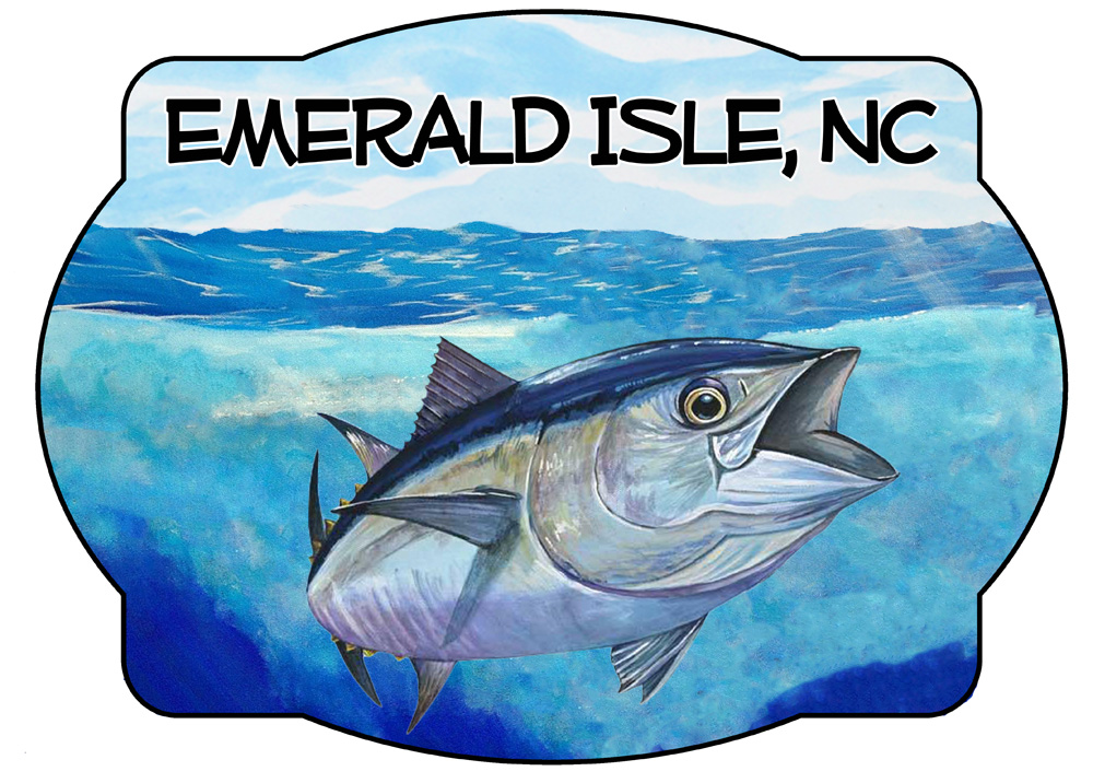 Emerald Isle - Tuna Scene Decal/Sticker