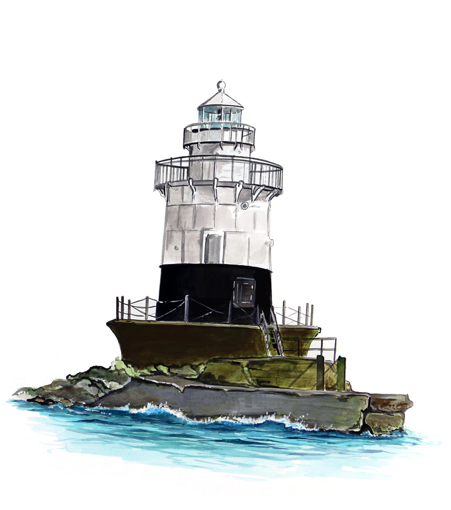 Old Orchard Lighthouse Decal/Sticker