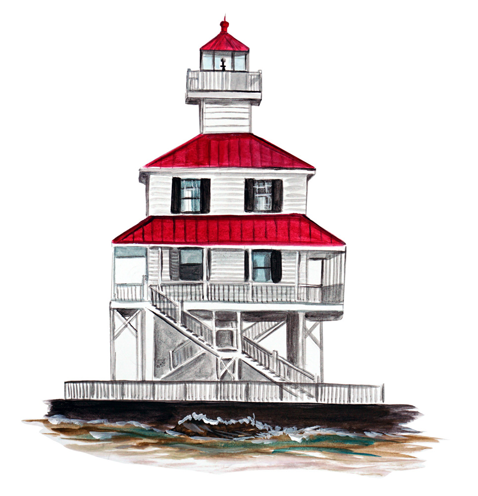 New canal Lighthouse Decal/Sticker